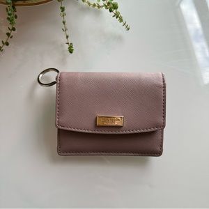 Kate Spade Wallet with Key Chain in Mauve